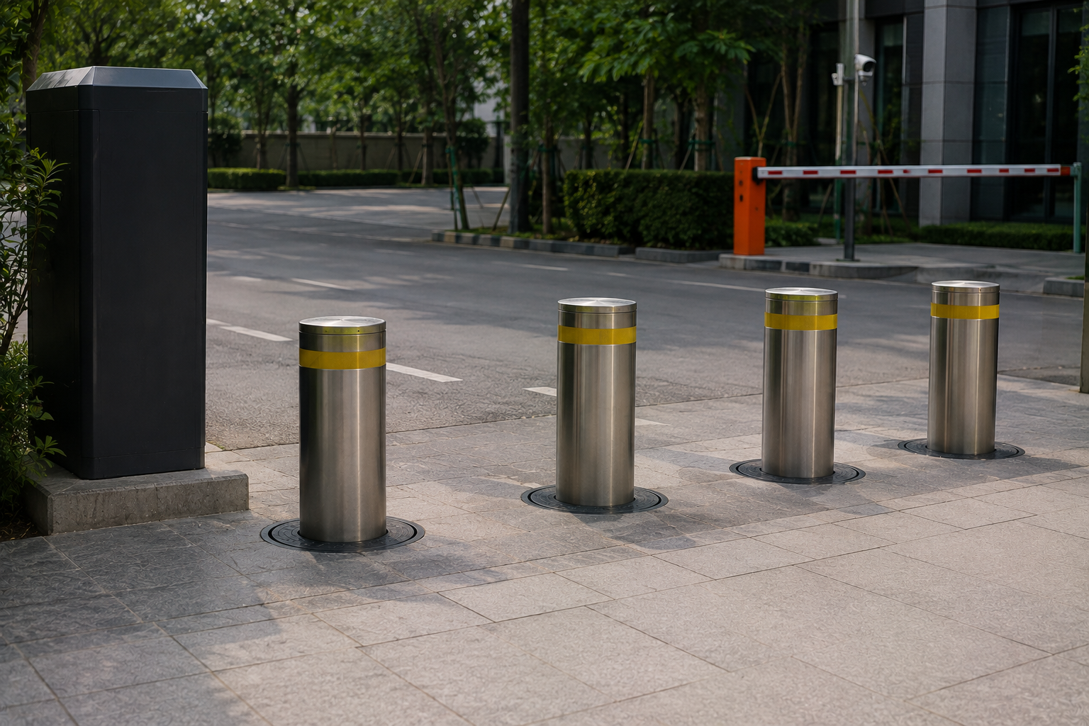 Novalink Automatic Retractable Bollard - NovaLink.com